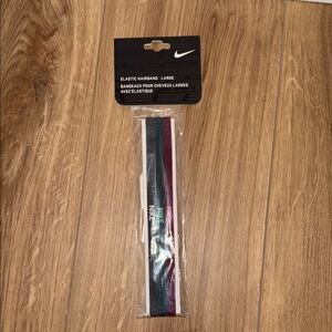 Nike Hairband Trio - Teal, Plum, White